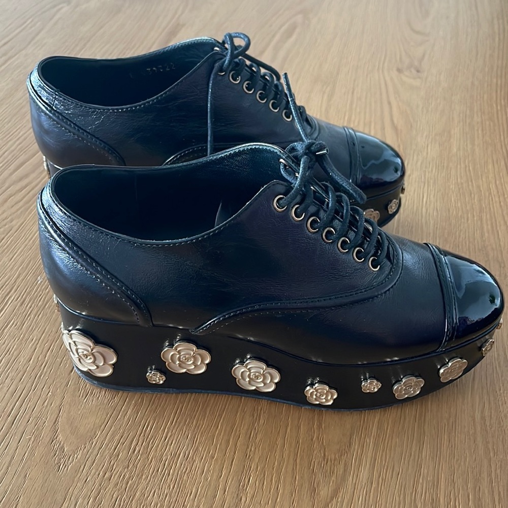 CHANEL PLATFORM WEDGE